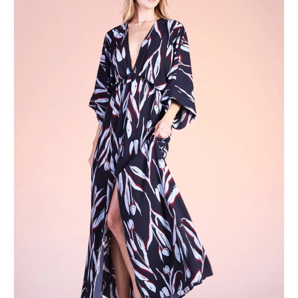 Tyche Dresses & Skirts - Stylish Navy and White Maxi Dress